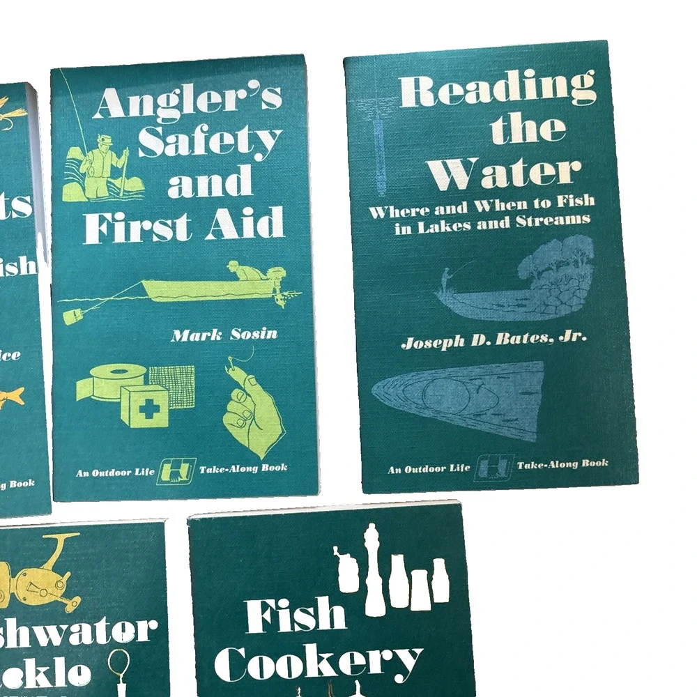 1971 Outdoor Life Tacklebox Library 5 Volume Boxed Paperback Books Set Fishing